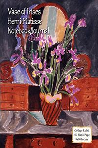 Vase of Irises - Henri Matisse - Notebook/Journal
