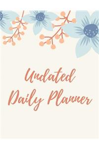 Undated Daily Planner