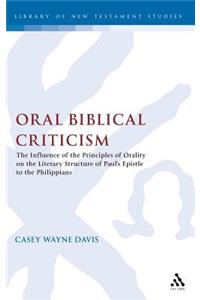 Oral Biblical Criticism