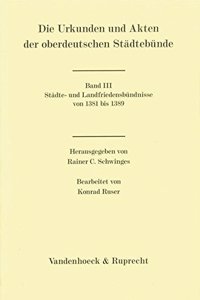Die Urkunden und Akten der oberdeutschen StAdtebA