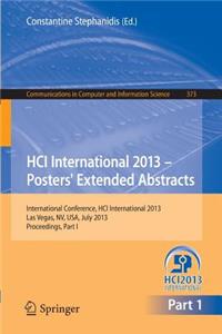 HCI International 2013 - Posters' Extended Abstracts