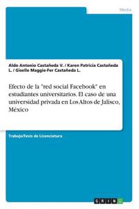 Efecto de la red social Facebook en estudiantes universitarios. El caso de una universidad privada en Los Altos de Jalisco, México