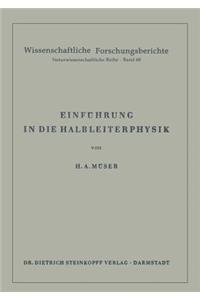 Einführung in Die Halbleiterphysik