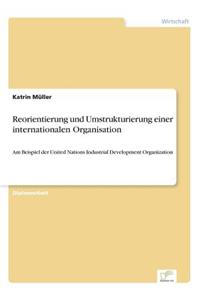 Reorientierung und Umstrukturierung einer internationalen Organisation