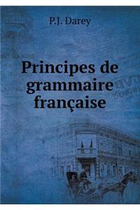 Principes de Grammaire Française