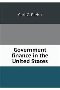 Government Finance in the United States