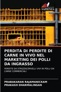 Perdita Di Perdite Di Carne in Vivo Nel Marketing Dei Polli Da Ingrasso