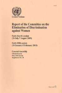 Report of the Committee on the Elimination of Discrimination against Women