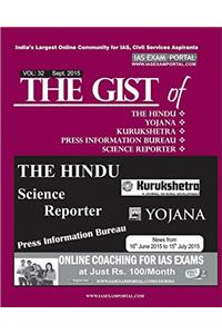THE GIST of Yojana, Kurukshetra, PIB VOLUME-32 SEP 2015