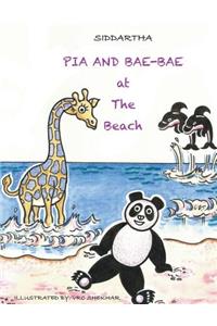 Pia and Bae-Bae at the Beach