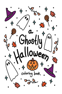Ghostly Halloween Coloring Book