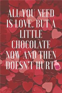 ALL you need is love . but a little chocolate now and then doesn't hurt