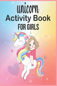 Unicorn Activity Book For Girls