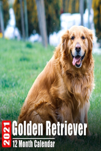 Calendar 2021 Golden Retriever