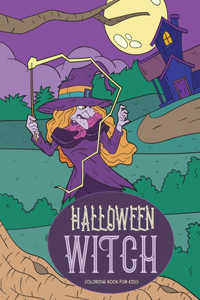 Halloween Witch Coloring Book for Kids