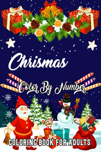 Christmas Color By Number Coloring Book For Adults