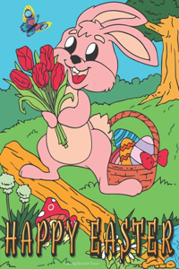 Happy Easter Coloring Book for Teens
