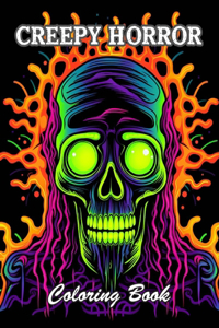 Creepy Horror Coloring Book for Adults