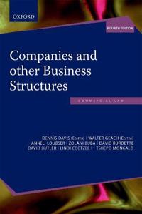 Companies and other Business Structures