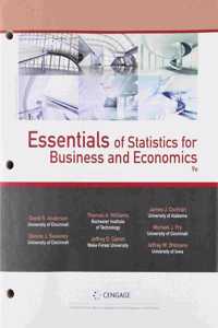 Bundle: Essentials of Statistics for Business & Economics, Loose-Leaf Version, 9th + Webassign, Single-Term Printed Access Card + Jmp Printed Access Card