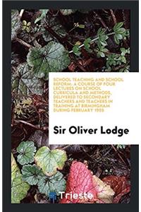 School Teaching and School Reform