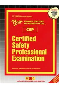 Certified Safety Professional Examination (Csp)