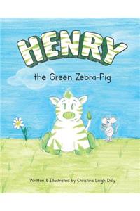Henry the Green Zebra-Pig