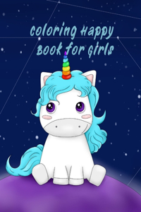 Coloring Happy Book for Girls