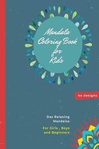 Mandala Coloring Book for Kids