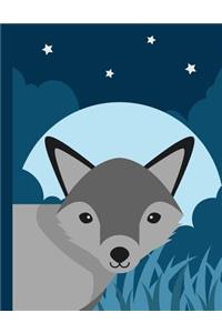 Wolf Composition notebook