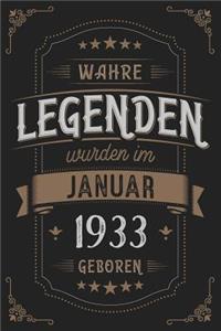 Wahre Legenden wurden im Januar 1933 geboren