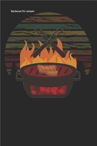 Barbecue for camper
