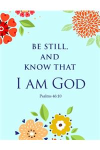 2020-2022 Three Year Monthly Planner with Bible Verses On Each Page - Be Still, And Know That I Am God
