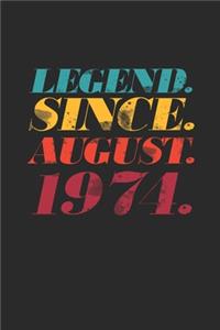 Legend Since August 1974