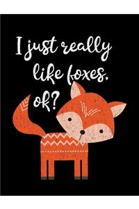 I Just Really Like Foxes OK?