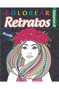 Colorear Retratos 8 - Noche