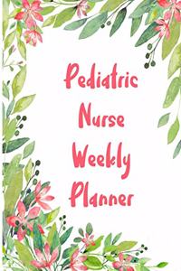 Pediatric Nurse Weekly Planner
