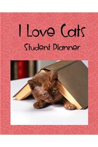 I Love Cats Student Planner