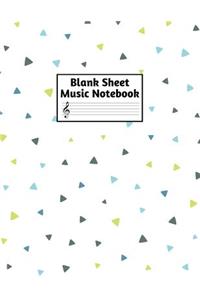 Blank Sheet Music Notebook