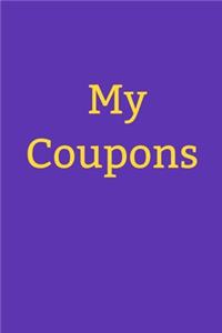 My Coupons