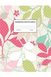 Handwriting Practice Sheets