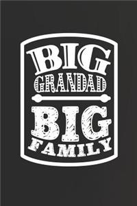 Big Grandad Big Family: Family life Grandpa Dad Men love marriage friendship parenting wedding divorce Memory dating Journal Blank Lined Note Book Gift