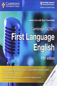 Cambridge Igcse(tm) First Language English Digital Classroom Access Card (1 Year)