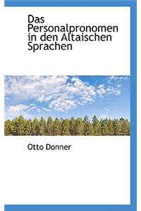 Das Personalpronomen in Den Altaischen Sprachen