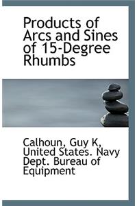 Products of Arcs and Sines of 15-Degree Rhumbs