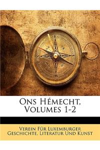 Ons Hemecht, Volumes 1-2