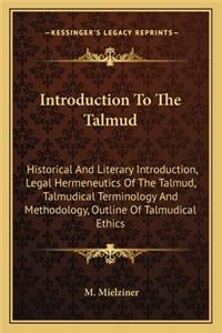 Introduction To The Talmud