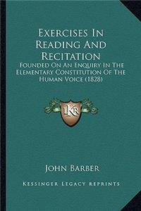 Exercises In Reading And Recitation
