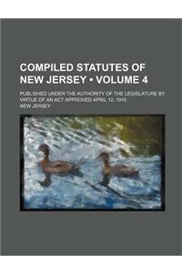 Compiled Statutes of New Jersey Volume 4