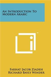 Introduction To Modern Arabic